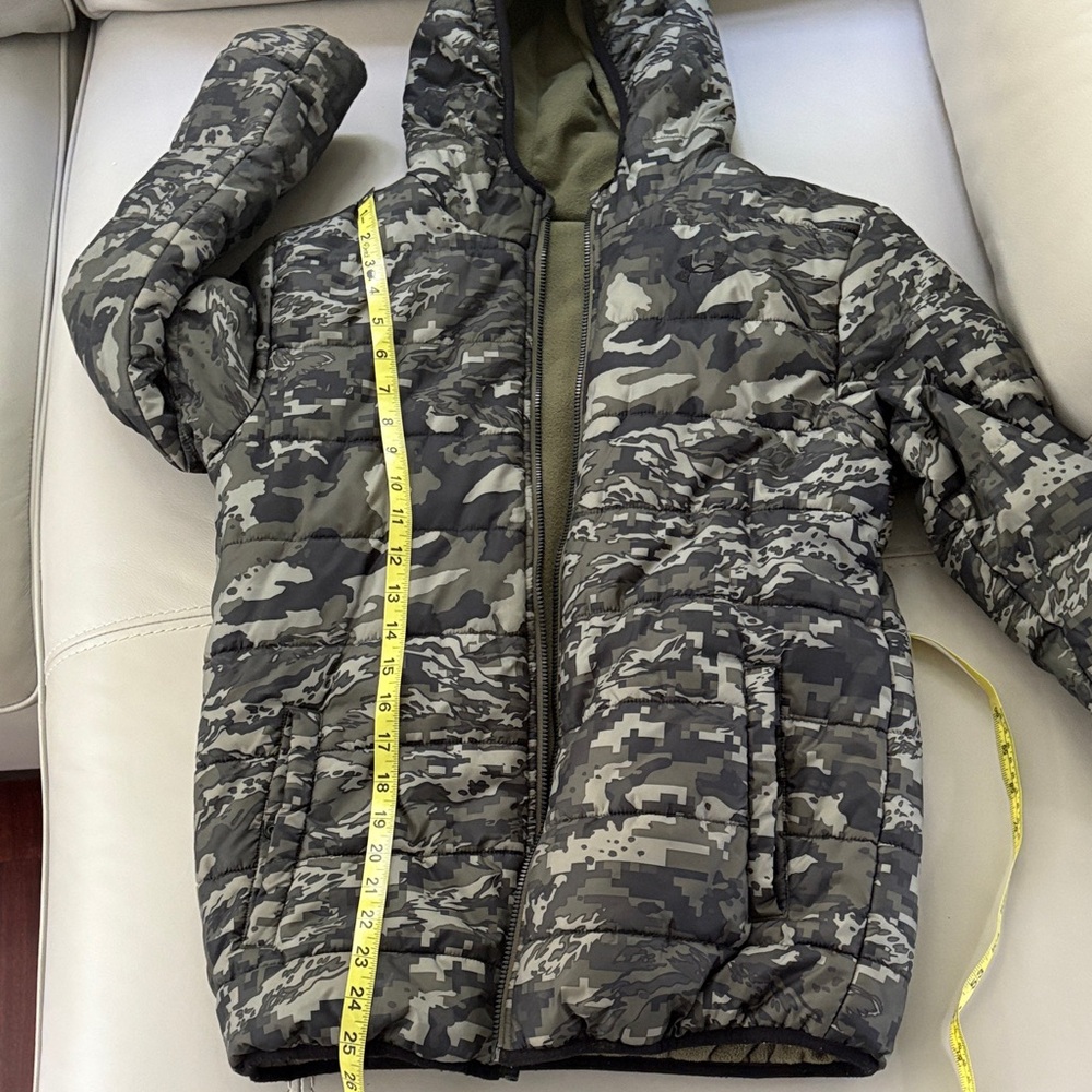 Under Armour Kids reversible Green Puffer Jacket